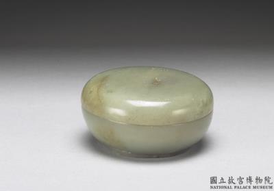 图片[3]-Bluish white jade box for seal paste-China Archive